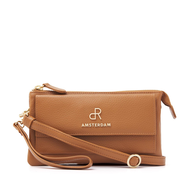 dR Amsterdam Schoudertas / clutch 1103538_Camel|one size large