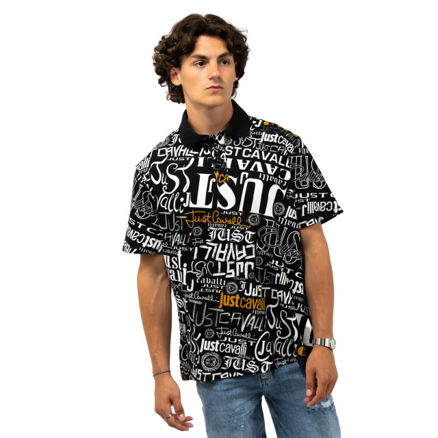 Just Cavalli  Polo t-hirt polo-t-shirt-00049653-black large