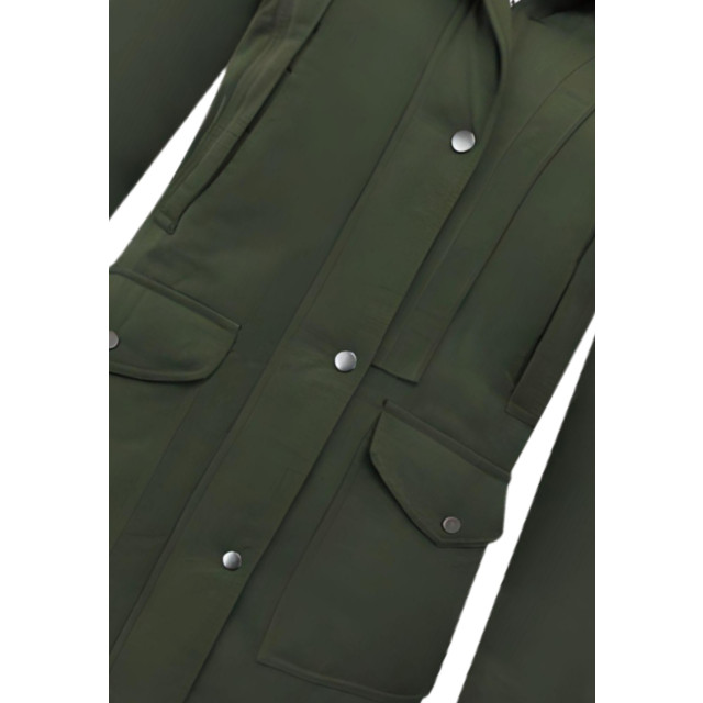 Gentile Bellini Gewatteerde jas lang met capuchon 8811 large