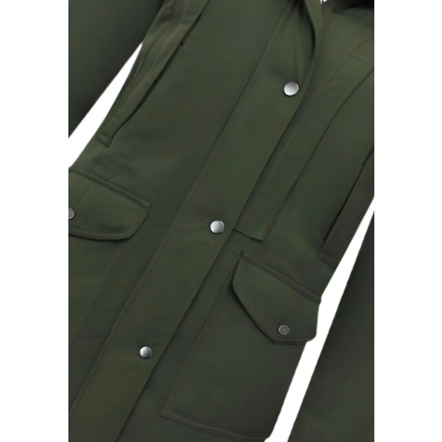 Gentile Bellini Gewatteerde jas lang met capuchon 8811 large