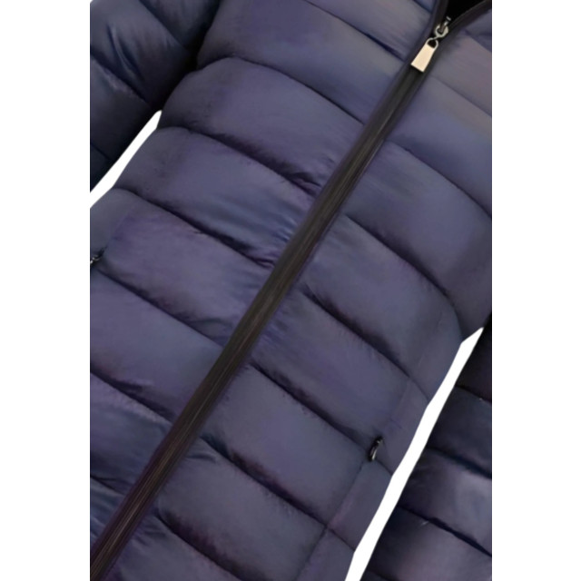 Gentile Bellini Lange puffer jas met capuchon slim fit 2161-A large