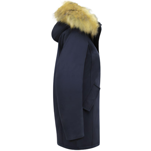 Matogla Winterjas met imitatie bontkraag slim fit 0681-FAUX large