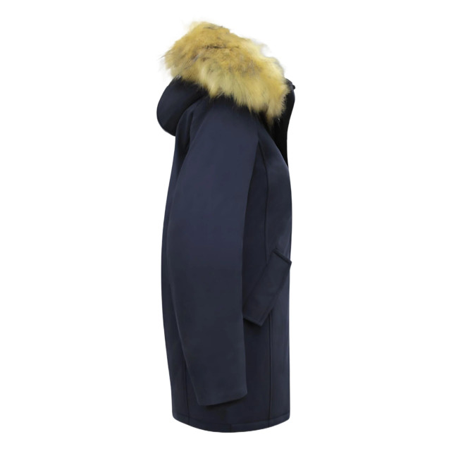 Matogla Winterjas met imitatie bontkraag slim fit 0681-FAUX large