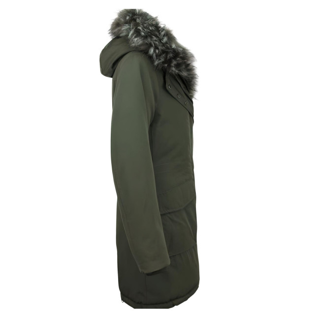 Gentile Bellini Lange parka jas met faux bontkraag LC2728 large