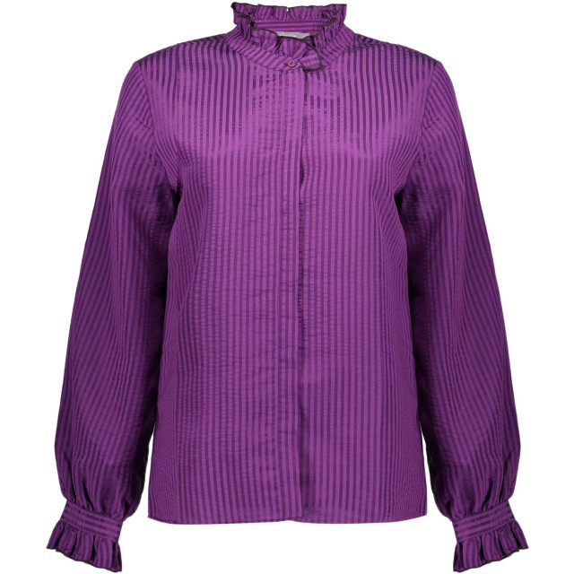 Geisha Blouse purple stripe 33629-20-000380 large