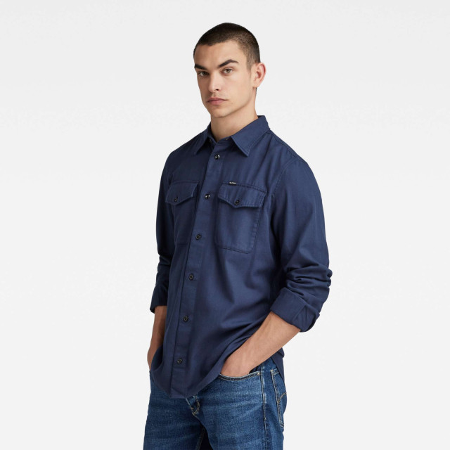 G-Star Marine slim shirt l\s D24963-D454-B597 large