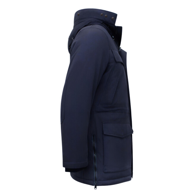 Enos Lange winterjassen met capuchon 891 large