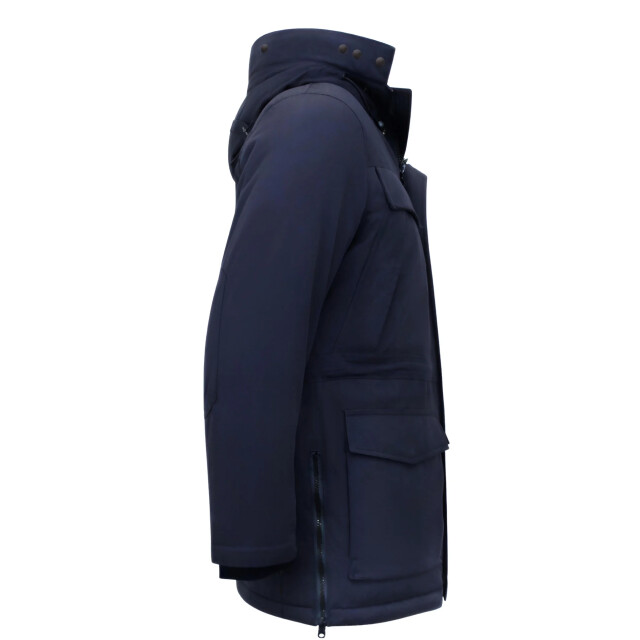 Enos Lange winterjassen met capuchon 891 large