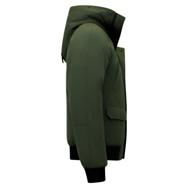 Enos Winterjas kort met capuchon 8821 large