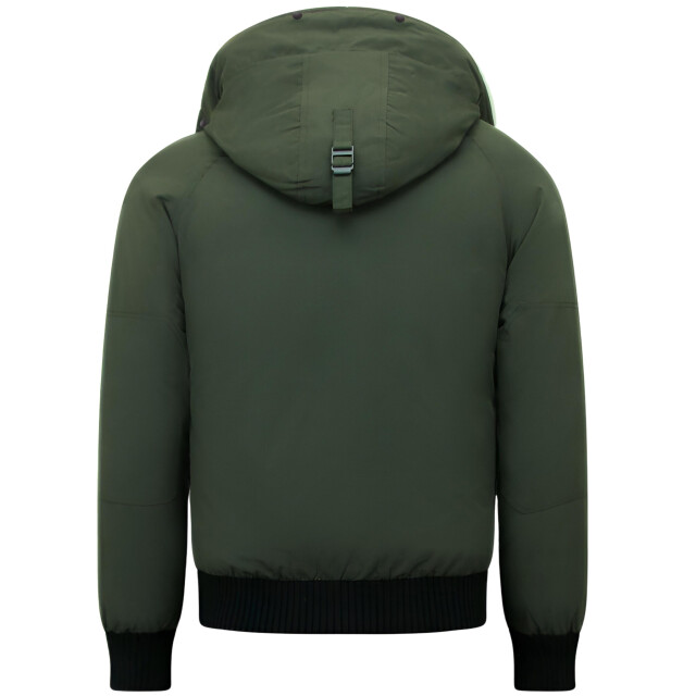Enos Winterjas kort met capuchon 8821 large
