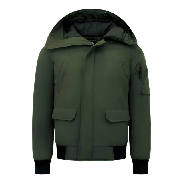 Enos Winterjas kort met capuchon 8821 large