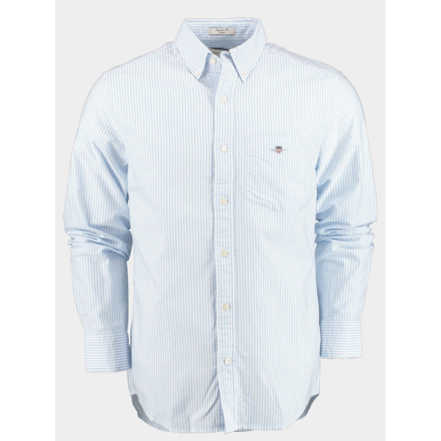 Gant Casual hemd lange mouw reg oxford banker stripe shirt 3000230/455 175930 large