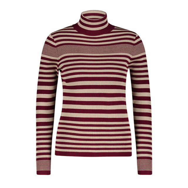 Red Button Top srb4068 roll neck plum/clay SRB4068 Roll neck - plum/clay large