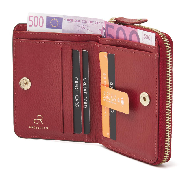 dR Amsterdam Damesportemonnee 110184_Tango Red|one size large