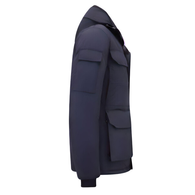 Beluomo Halflange winterjas met capuchon 7503 large