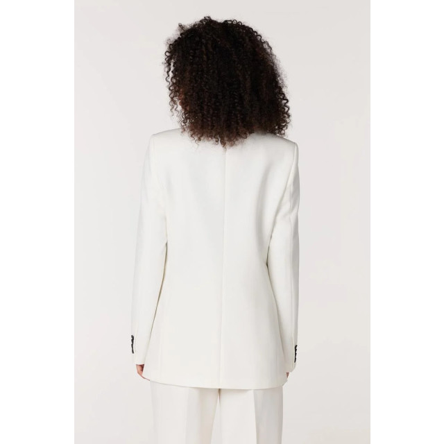 Jansen Amsterdam Wq238 woven blazer with long sleeve winter white wq238 large