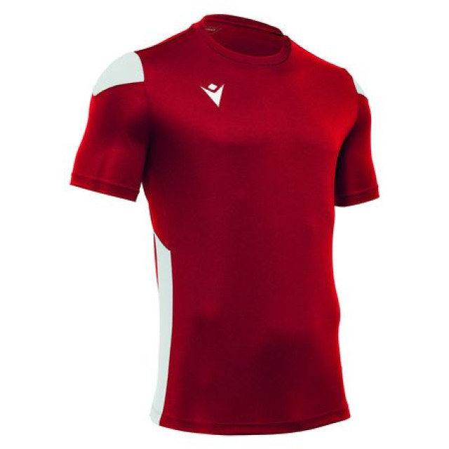 Macron polis shirt red/wht ss - 058736_651-S large