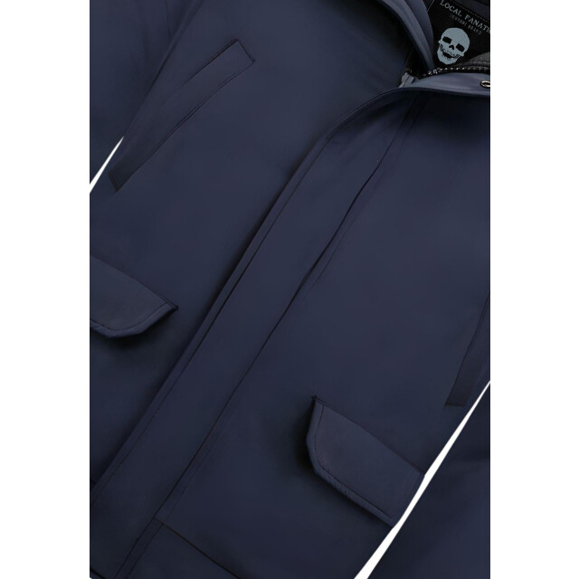 Enos Korte winterjas met faux bontkraag PI-7005B & 8821B -FAUX large