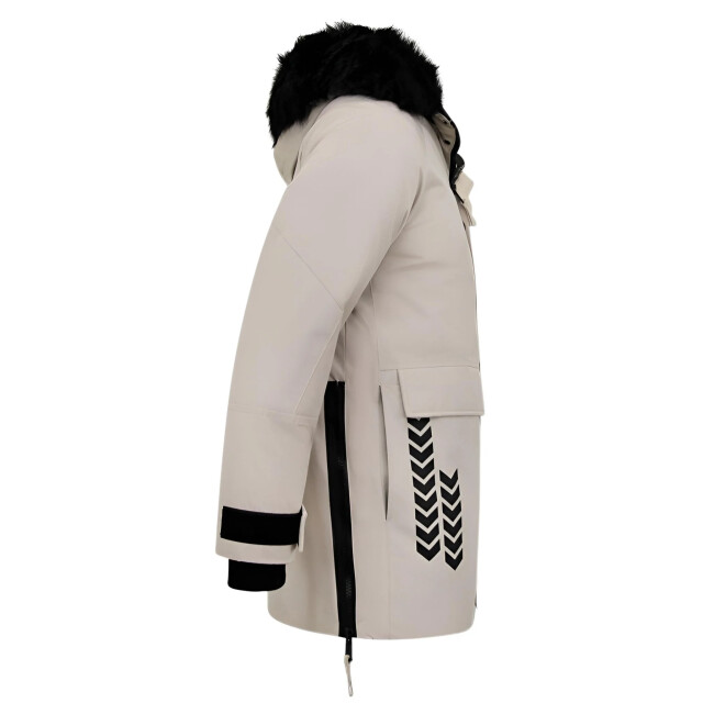 Enos Parka jas met faux bontkraag PI-9803B large