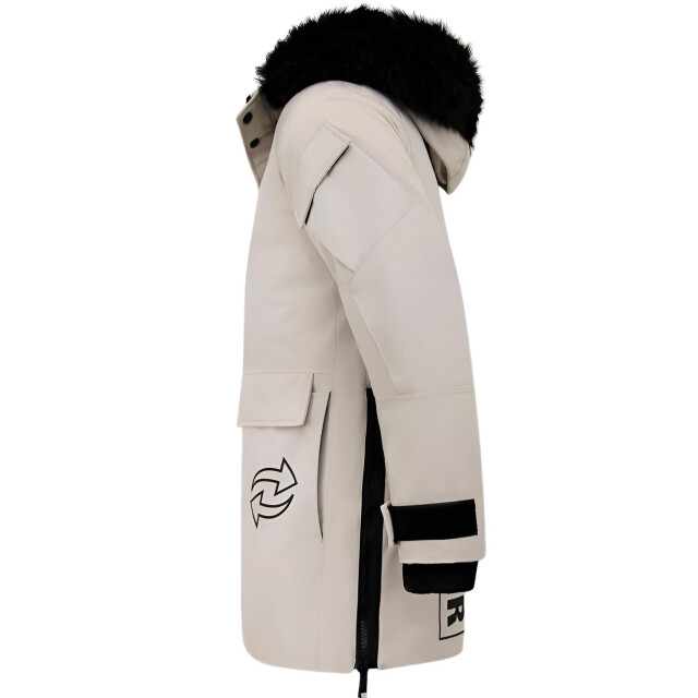 Enos Parka jas met faux bontkraag PI-9803B large