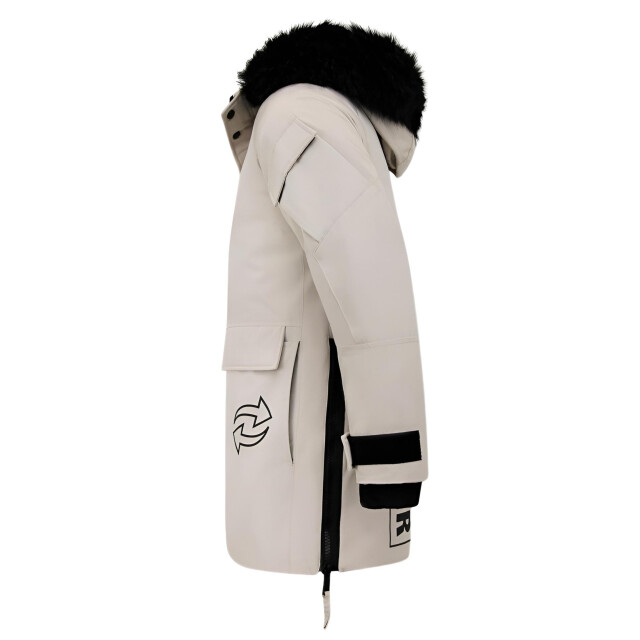 Enos Parka jas met faux bontkraag PI-9803B large