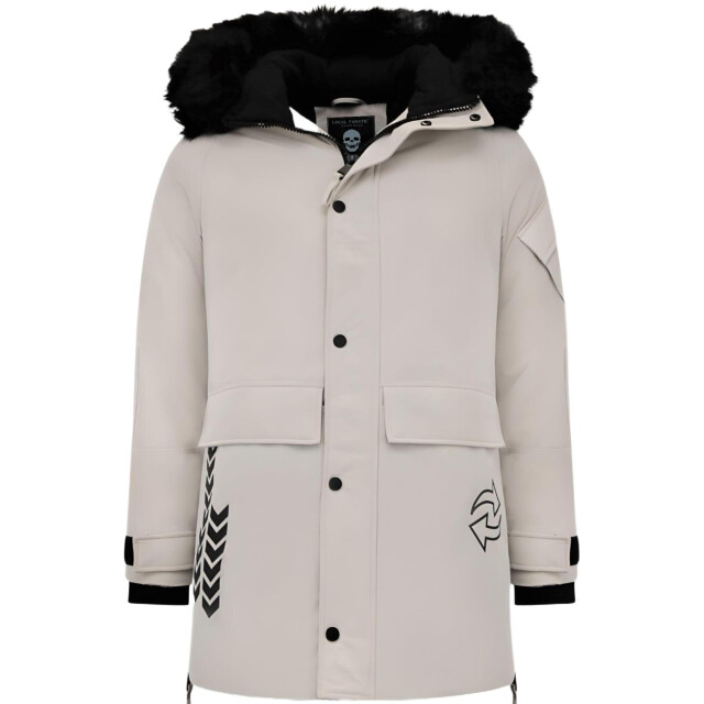 Enos Parka jas met faux bontkraag PI-9803B large