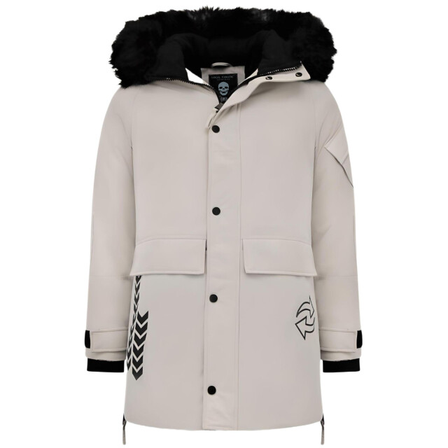 Enos Parka jas met faux bontkraag PI-9803B large