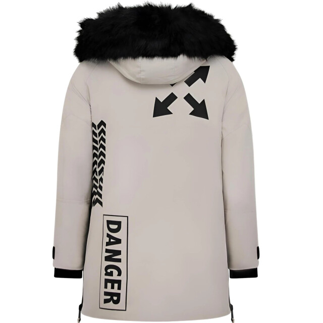 Enos Parka jas met faux bontkraag PI-9803B large