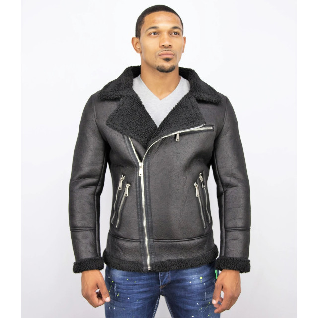 Tony Backer Imitatie bontjas lammy coat QQ510 large