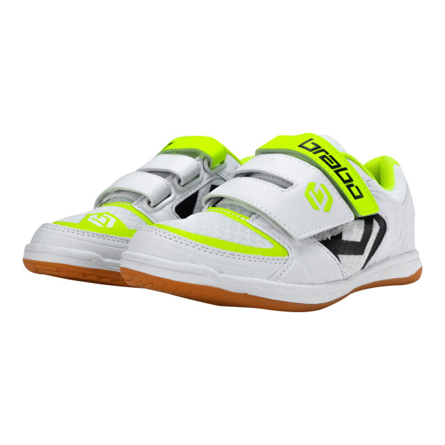Brabo bf1023a shoe velcro indoor wh/nylw - 062885_105-31 large