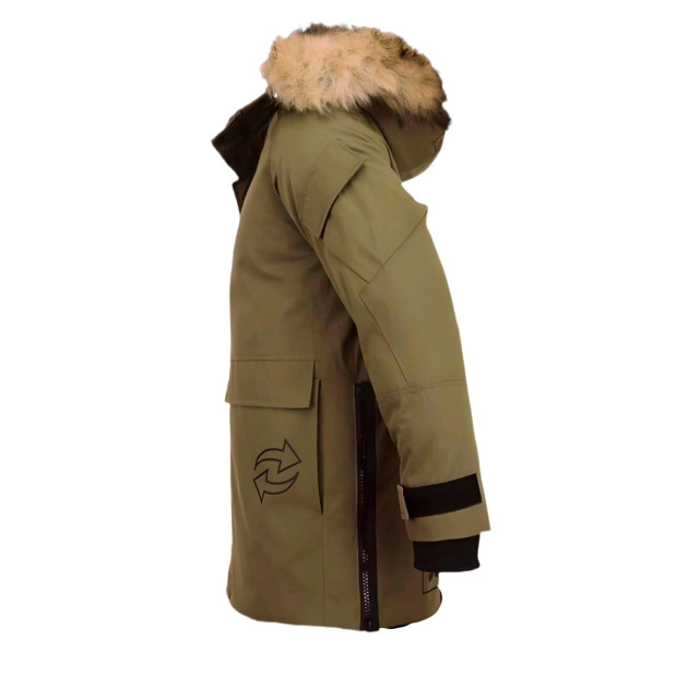 Enos Lange parka jas met bontkraag PI-9803G large