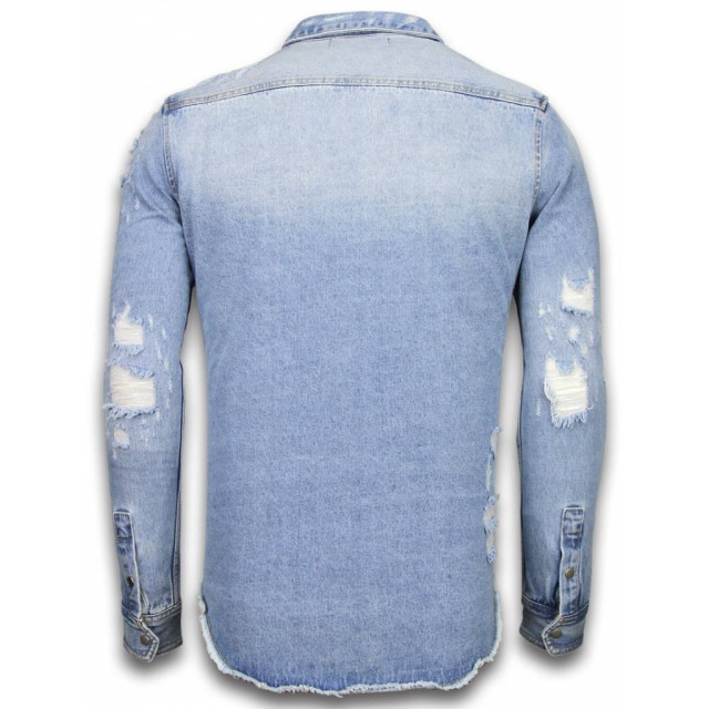 Enos Spijkerjasje denim shirt J-982B large