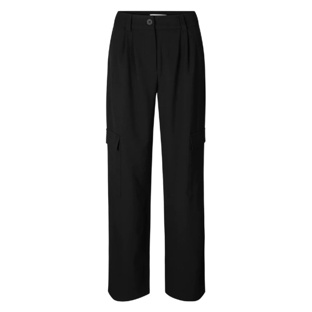 Modström Zwarte pantalon anker pocket pants - Zwarte pantalon Anker pocket pants - Modstrom large