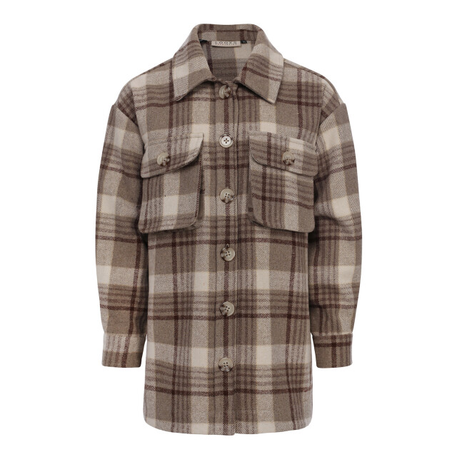 Looxs Revolution Oversized lange blouse ruit voor meisjes in de kleur 2331-5130-998 large