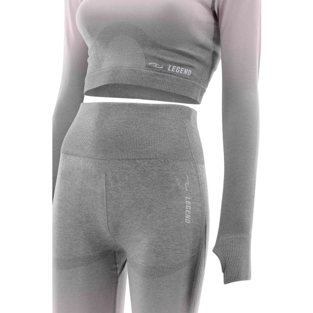 Legend Sports Sportlegging grey pink Y3530001PINKGREY LEGGINGS large