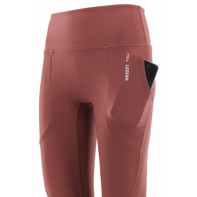 Legend Sports Sportlegging dames red bean Y4630089RLS large