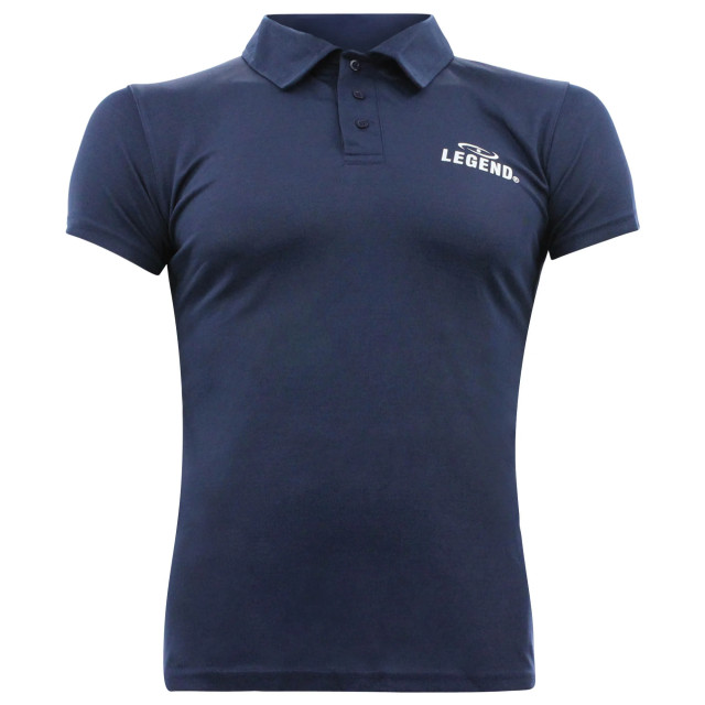 Legend Sports Sport polo kids/volw. navy slimfit polyester POLOBLUEXS large