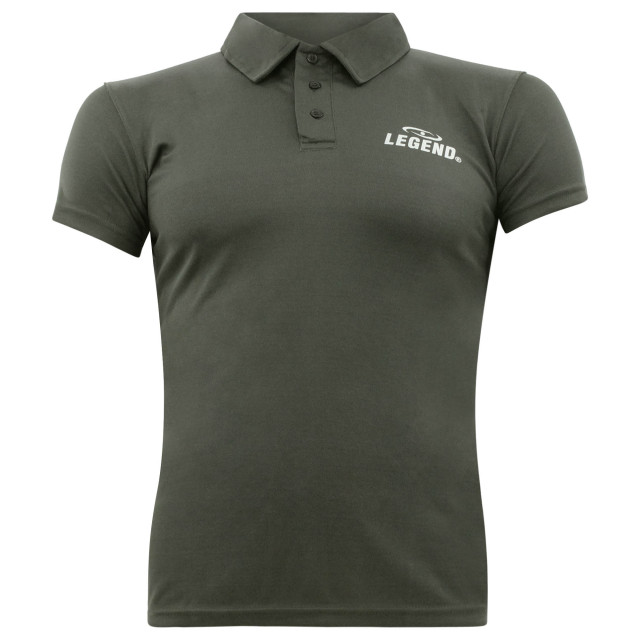 Legend Sports Sport polo kids/volw. army slimfit polyester POLOGRENL large