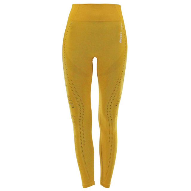 Legend Sports Sport legging Y3840001YELLOW LEGGINGS large