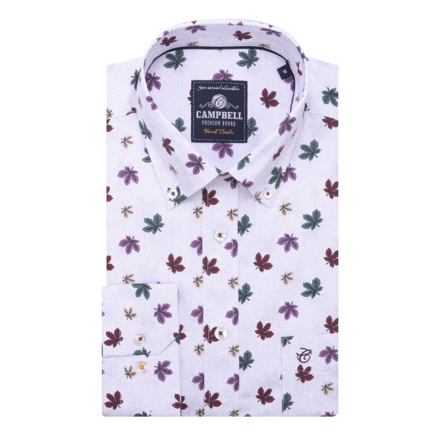 Campbell Classic casual overhemd met lange mouwen 084665-002-XXXL large