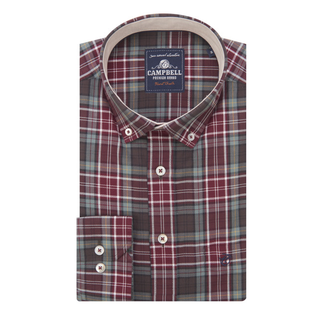 Campbell Classic casual overhemd met lange mouwen 084127-004-XXXL large