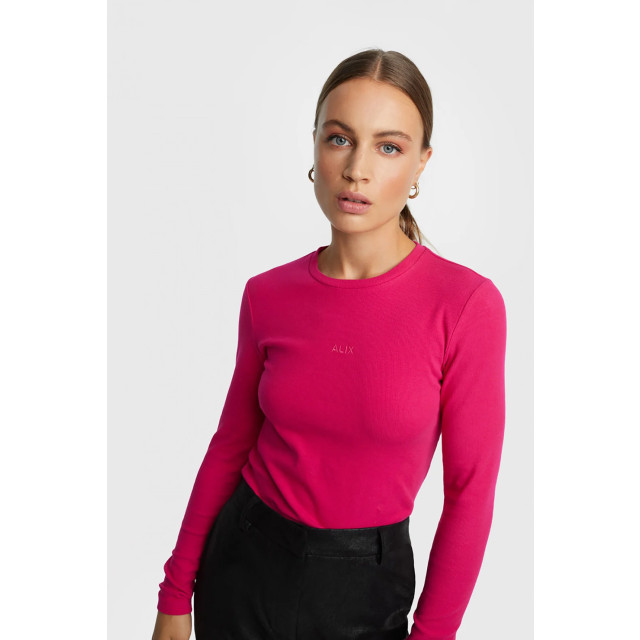 Alix The Label 2308841363 ladies knitted rib jersey top 2308841363 Ladies knitted rib jersey top large