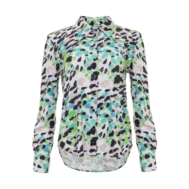 MAICAZZ Garbixl blouse paintart smaragd sp23.20.004 SP23.20.004 large