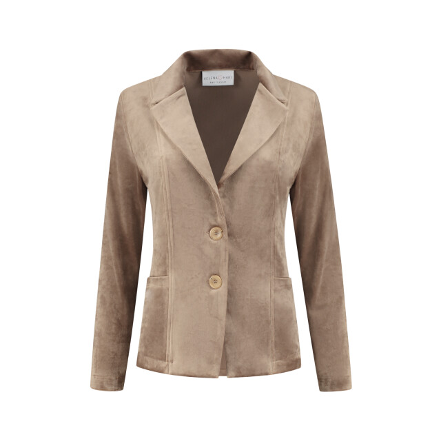 Helena Hart Velours kort uni 7424uni latte 7424uni large