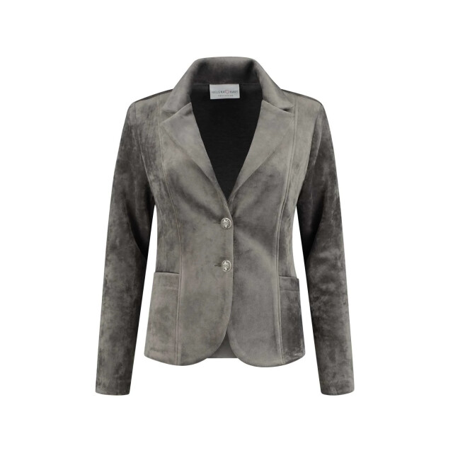 Helena Hart Blazer velvet kort 7324 grij 7324 large