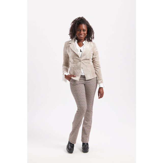 Helena Hart Velours kort uni 7424uni sand 7424Uni large