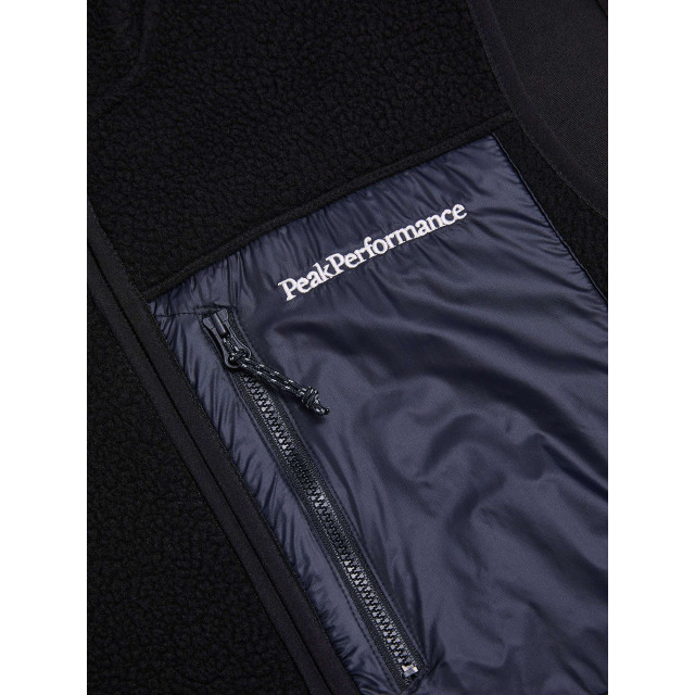 Peak Performance M. pile vest black G79710030-black large