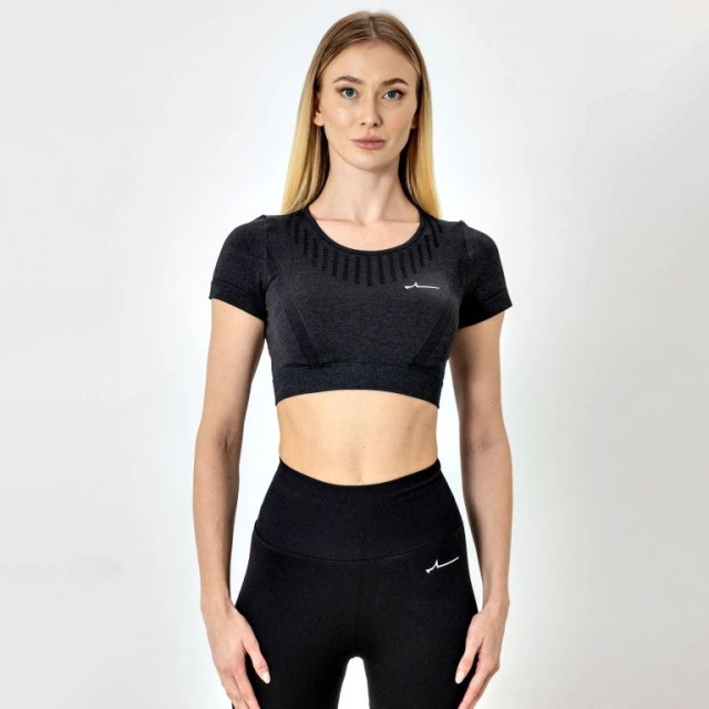 Forza short sleeve seamless crop top - 063763_990-L large