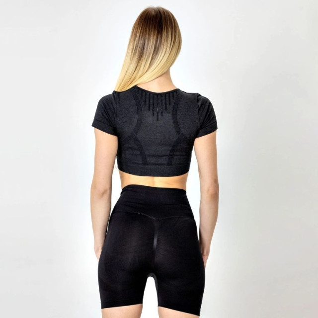 Forza short sleeve seamless crop top - 063763_990-L large