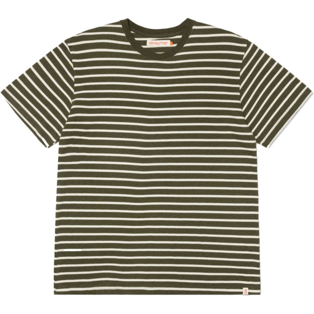 Revolution Loose t-shirt light army striped 1061-lightarmy large